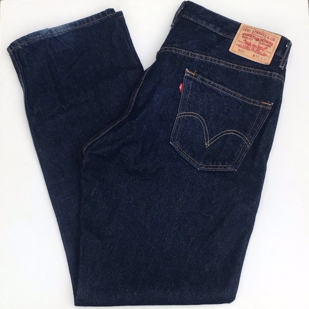 Men’s vintage Levi's 505 L36xW32 dark medium blue regular fit